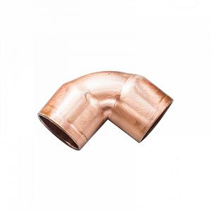 Угол медный 22 мм 90 градусов двухраструбный